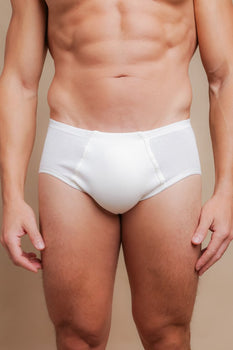 CLEARANCE - Organic Cotton Men's Hipster Briefs - 2 Pairs - S, M, L, XL