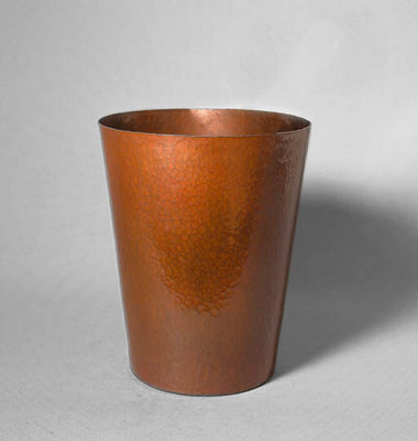 Hand-hammered Copper Wastepaper Basket
