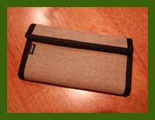 Hemp Checkbook Organizer Wallet