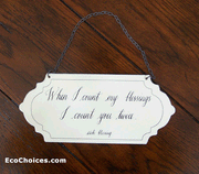 Sign: When I Count My Blessings... Irish Blessing