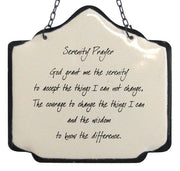 Sign: Serenity Prayer