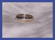 Sterling Silver Men's Rounded Band Ring