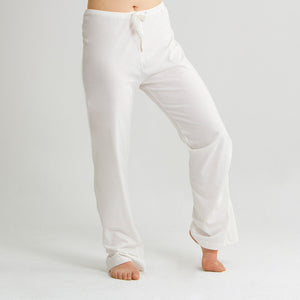 Cotton Drawstring Pants with Elastic Waist