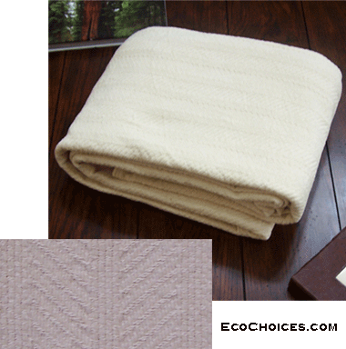 Organic Cotton Soft Chenille Blankets - Twin Size