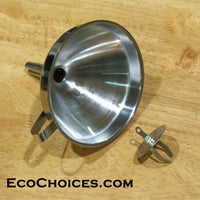 Stainless Steel Funnel With Removable Strainer