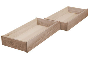 Dapwood Underbed Wooden Storage Drawers - Set of 2