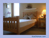 Natural latex mattress with organic cotton and wool quilting