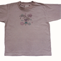 Organic Cotton Yoga Girls T-Shirt - Size - M (ages 7-8) or L (ages 9-11)
