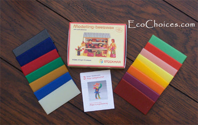 Stockmar Modeling Beeswax - 6, 15 & 18 assorted colors
