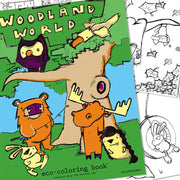 Eco Coloring Book: Woodland World