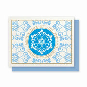 Hemp Holiday Cards: Snowflake - pack of 8 cards