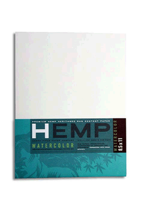 Hemp Paper - Hemp Watercolor Paper Art Pack 8.5x11