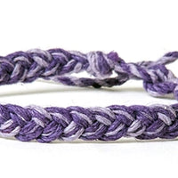 Braided Hemp Lavender Bracelet/ Anklet