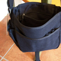 Hemp Two Tone Shoulder Bag