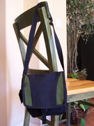 Hemp Two Tone Shoulder Bag