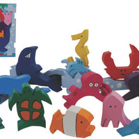 Copy of Colorful Wooden Puzzles - Sealife Puzzle Play - ages 3+