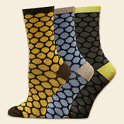 Maggie's Adult Organic Bee Keeper Dress Socks - Unisex - Men & Women