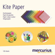 Kite Paper  - 100 (6.3"x6.3") Sheets per pack - Assorted Colors
