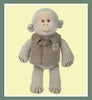 Organic Cotton Knitted Monkey With Outfit