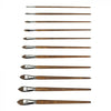 Natural cow hair cat’s tongue paint brush for watercolor
