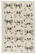 Natural Linen Bows Kitchen Towels
