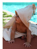 Organic Cotton Hooded Baby Bath Towel & Mitt Set