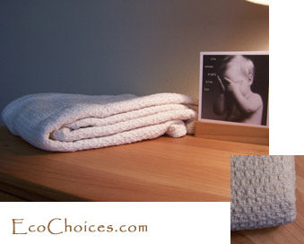 Organic Cotton Crepe Weaved Crib Blankets EcoPlanet EcoChoices