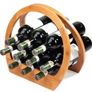 Bamboo Barrel Wine Rack