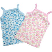 Girl's Organic Cotton Cami - Size - XS - 3-4 yrs, S - 5-6 yrs, M - 7-8 yrs