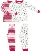 Children's Organic Cotton Pajama Long Johns - Sizes  18m or 2 yr